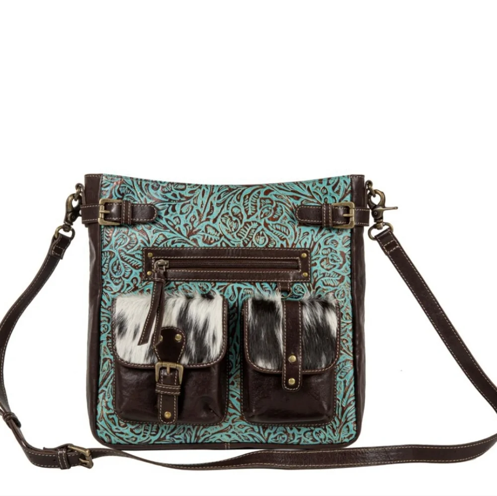 NWT Myra Leather Shoulder Bag - Picture 1 of 6